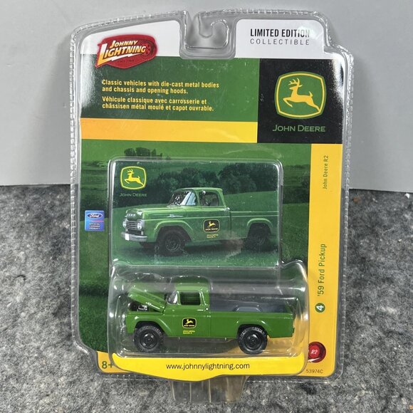 2008 Johnny Lightning 1959 Ford Pickup John Deere HTF - NEW 1:64 - Picture 1 of 8